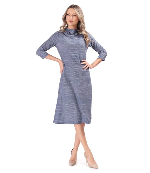 Rochie eleganta din bumbac elastic