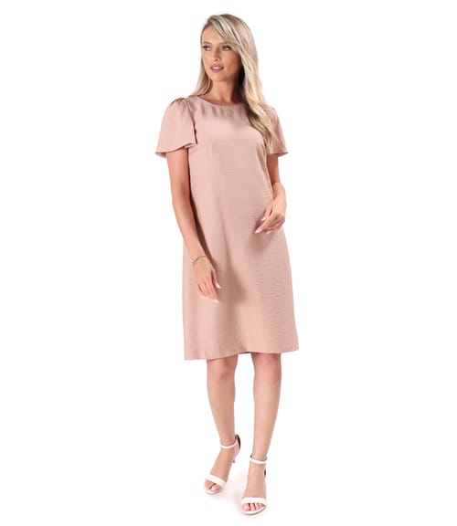 Rochie eleganta cu maneci ample scurte