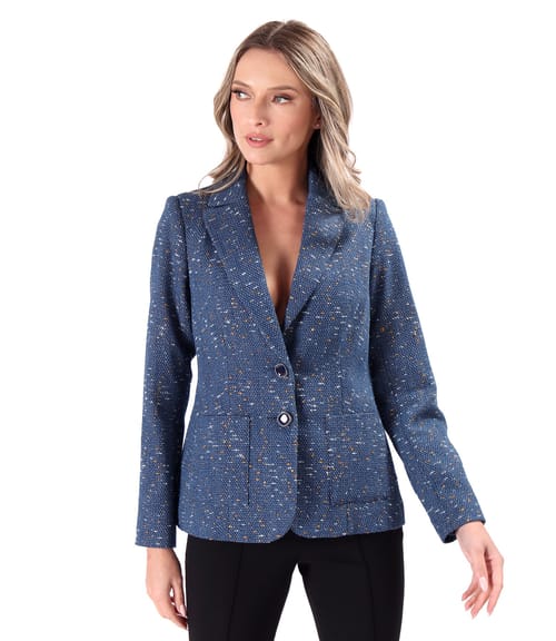 Sacou office din bucle cu bumbac