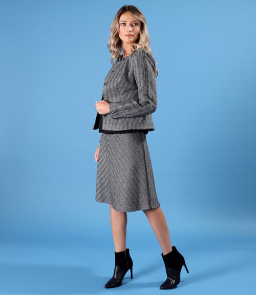 Sacou office din bucle cu bumbac