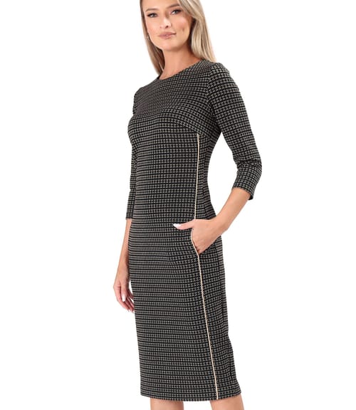 Rochie eleganta din jerse elastic gros