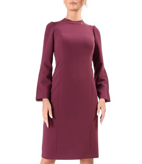 Rochie eleganta cu maneci lungi evazate