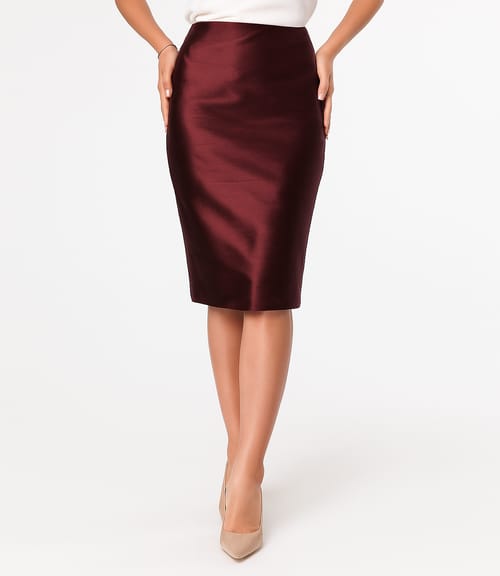 Fusta creion din tafta usoara cu efect changeante