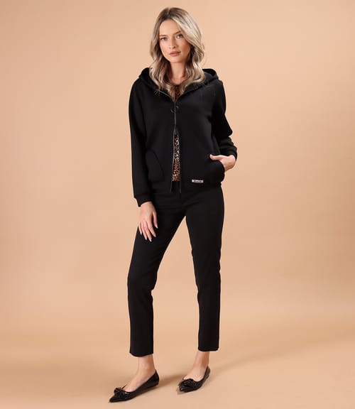 Hanorac din scuba cu viscoza