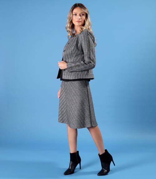 Sacou office din bucle cu bumbac