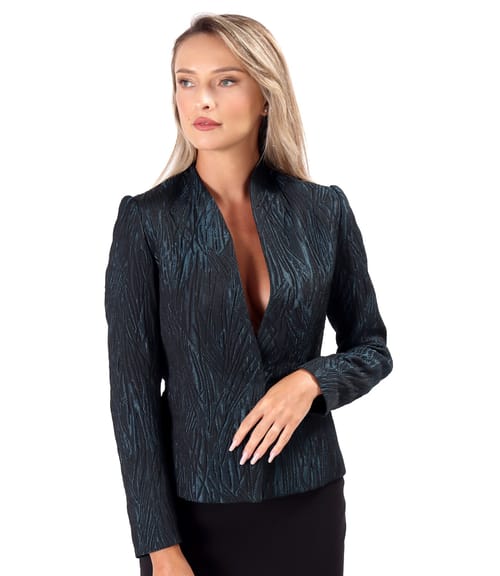 Sacou elegant din brocart versatil