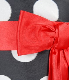 Rochie eleganta imprimata cu buline