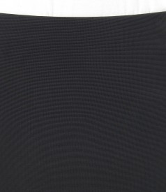 Fusta conica din jerse elastic gros