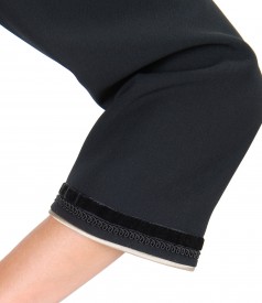 Sacou office cu garnitura si aplicatie de cristale