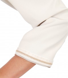 Sacou office cu garnitura si aplicatie de cristale