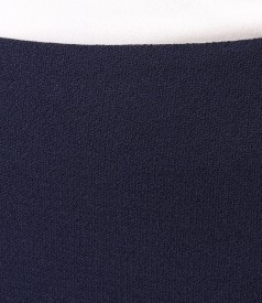 Fusta office din stofa elastica