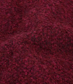 Sacou elegant din bucle cu lana si alpaca