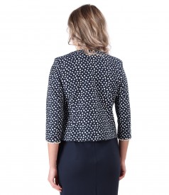 Sacou elegant din bumbac elastic