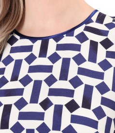 Rochie eleganta din viscoza cu in