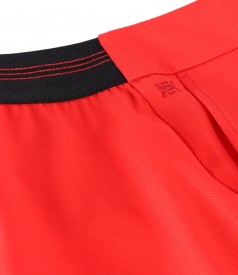 Pantaloni din bumbac texturat