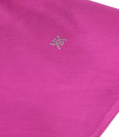 Bluza eleganta pe bie din saten de viscoza