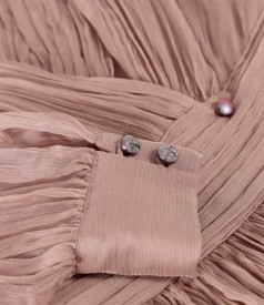 Rochie eleganta din voal de matase naturala