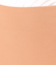 Fusta office din stofa elastica