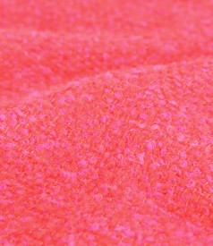 Sacou elegant din bucle cu lana si alpaca