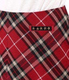 Fusta evazata in carouri