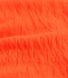 Rochie midi cu volane din viscoza usor creponata