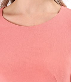 Rochie office evazata din stofa elastica cu viscoza