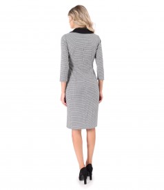 Rochie office din stofa elastica cu viscoza