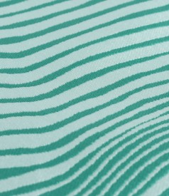 Fusta usor evazata din brocart tesut cu matase