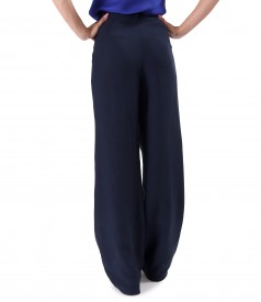 Pantaloni lejeri din tencel cu in