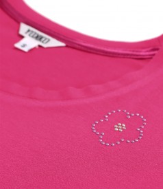 Bluza eleganta din jerse elastic cu maneci ample