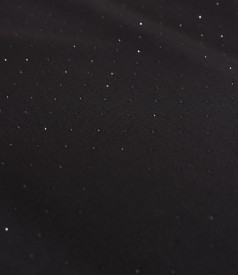 Rochie scurta de cocktail din stofa cu aplicatii stralucitoare