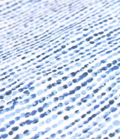 Sacou elegant din bumbac elastic imprimat