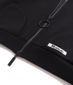 Hanorac din scuba cu viscoza