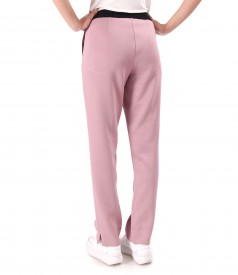 Pantaloni lejeri din scuba cu viscoza