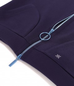 Hanorac din scuba cu viscoza