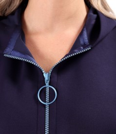 Hanorac din scuba cu viscoza