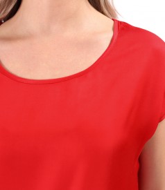 Bluza eleganta lejera din viscoza satinata