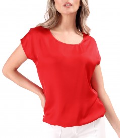 Bluza eleganta lejera din viscoza satinata