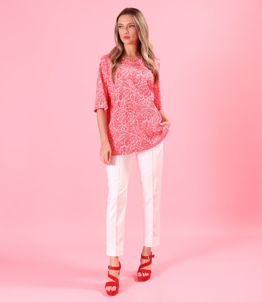 Bluza oversize cu pantaloni pana