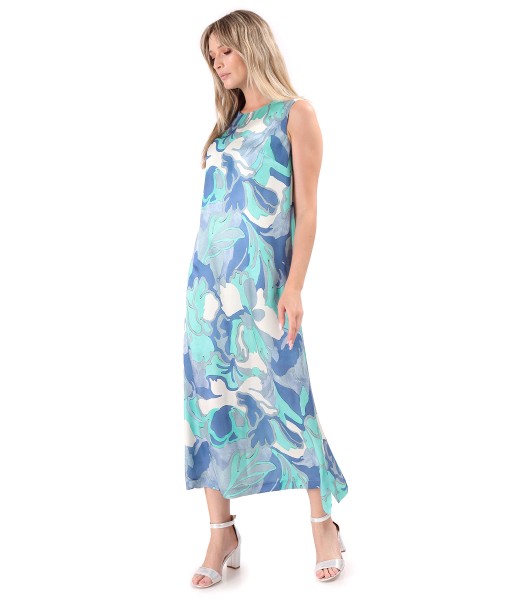 Rochie eleganta lunga din viscoza cu matase naturala
