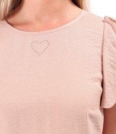 Rochie eleganta cu maneci ample scurte