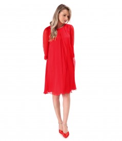 Rochie de seara din voal de matase naturala