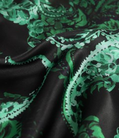 Rochie lejera din matase naturala imprimata cu motive paisley