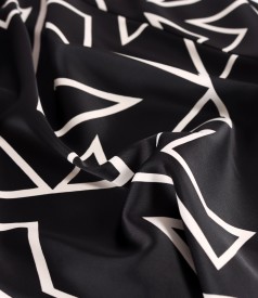 Rochie satinata cu cordon rasucit in talie