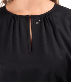 Bluza eleganta din viscoza satinata