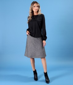 Bluza eleganta din viscoza satinata