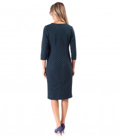 Rochie eleganta din jerse elastic gros
