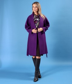 Pardesiu lejer din stofa groasa cu lana