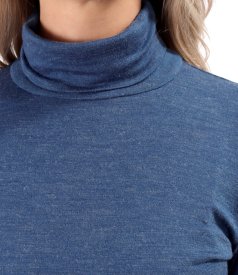 Helanca din jerse elastic plin cu lana