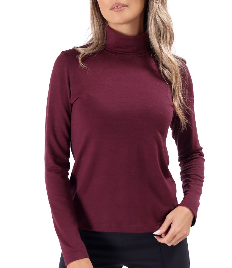 Helanca din jerse elastic gros cu lana